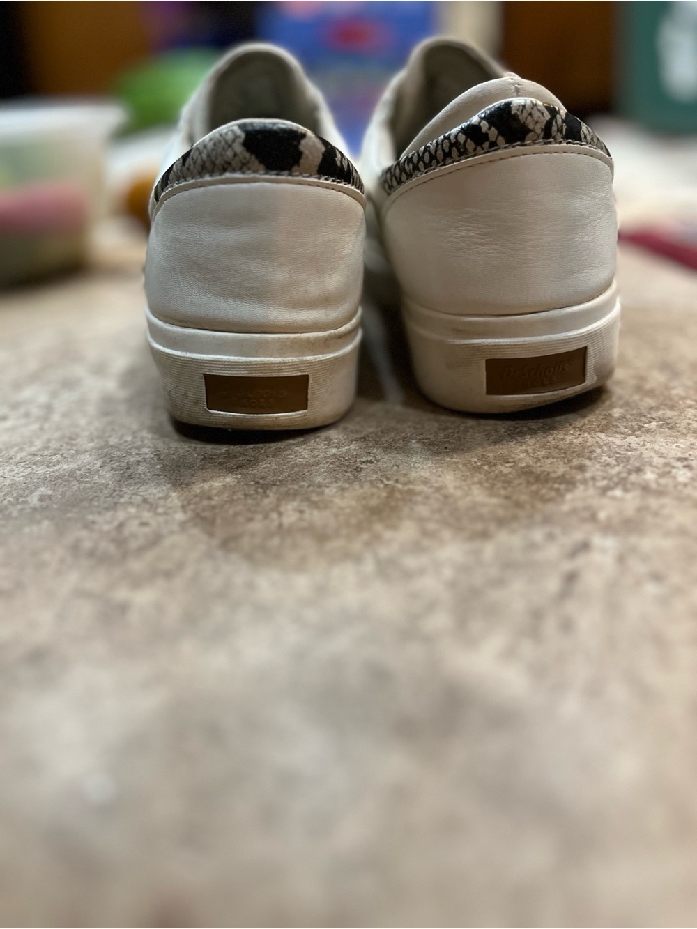Dr. Scholl's White Leather Women's Low-Top Sneakers - Picture 9 of 9